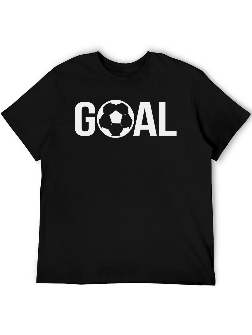 Goal Soccer T-Shirt - Black Short Sleeve