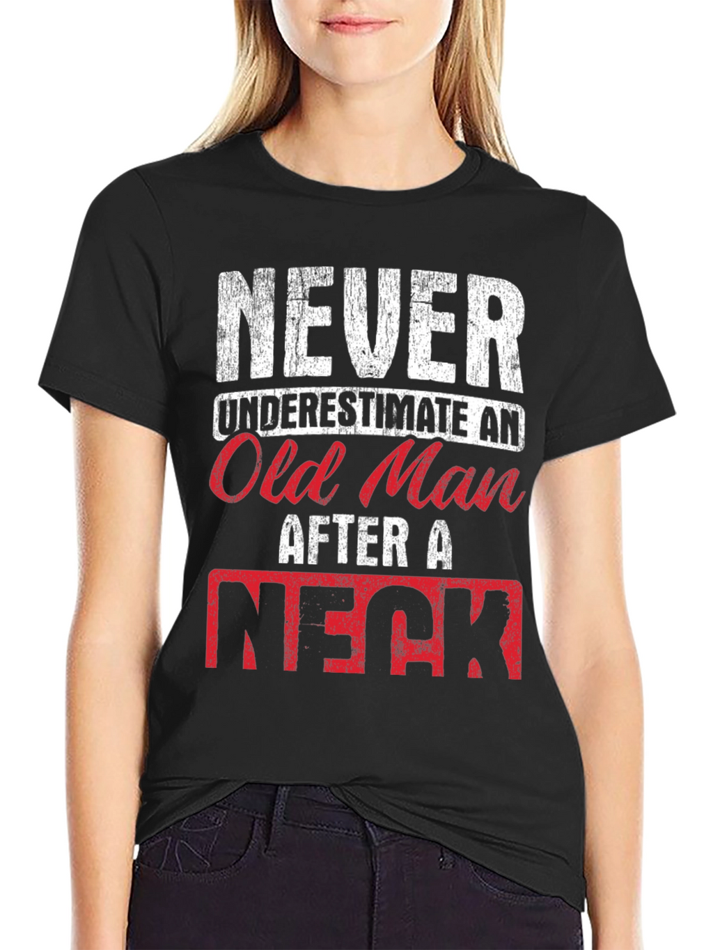 Never Underestimate Old Man T-Shirt