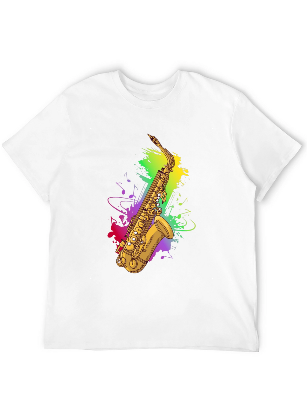 Saxophone Music T-Shirt - Black Graphic Tee