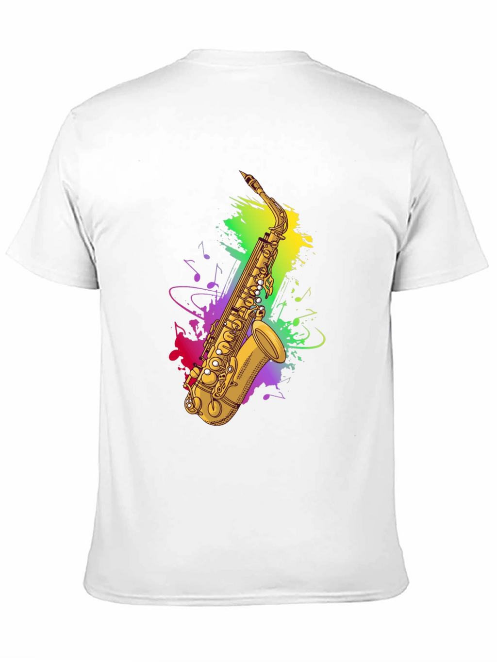 Saxophone Music T-Shirt - Black Graphic Tee