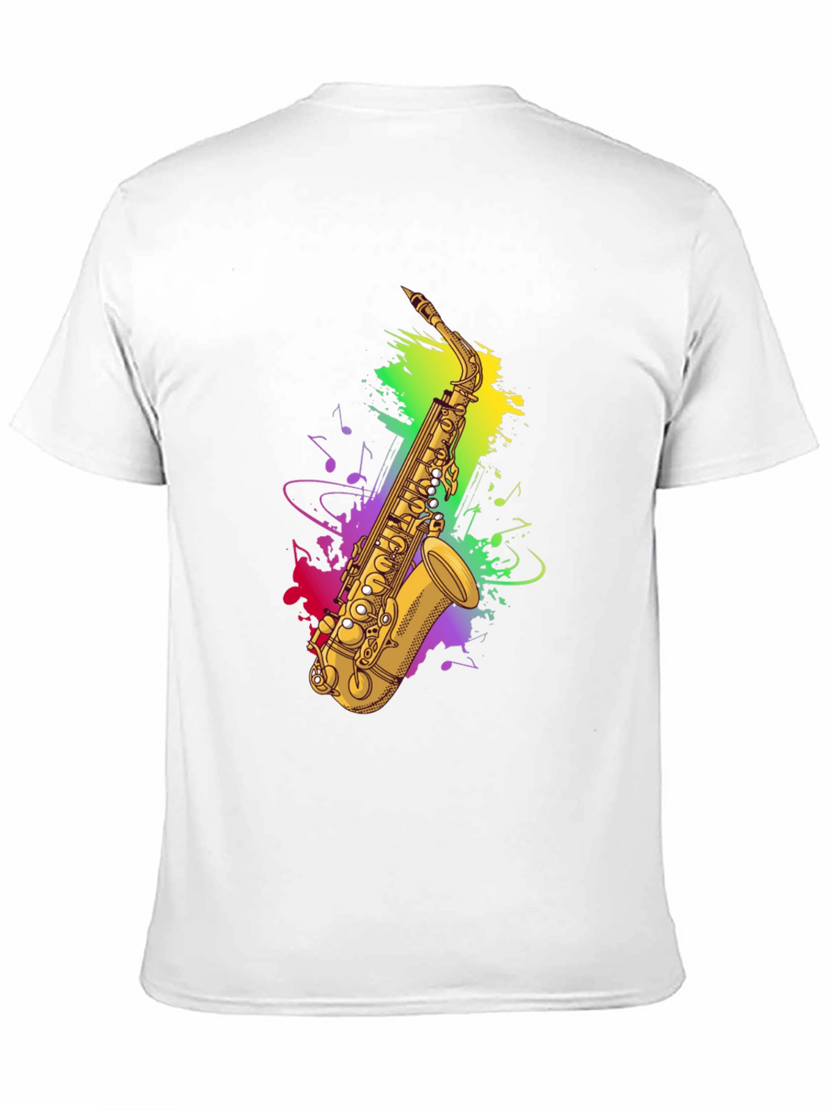Saxophone Music T-Shirt - Black Graphic Tee