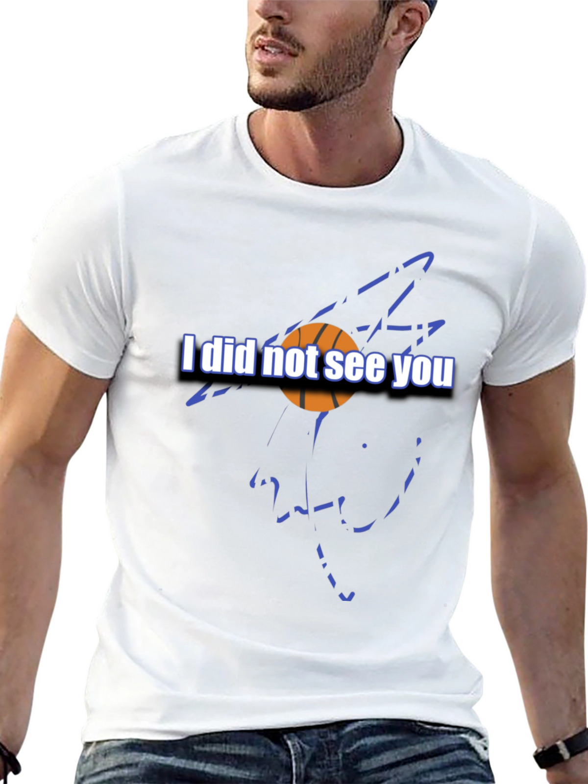 Basketball Graphic Tee - I Did Not See You