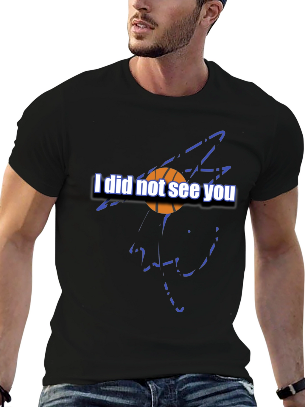 Basketball Graphic Tee - I Did Not See You