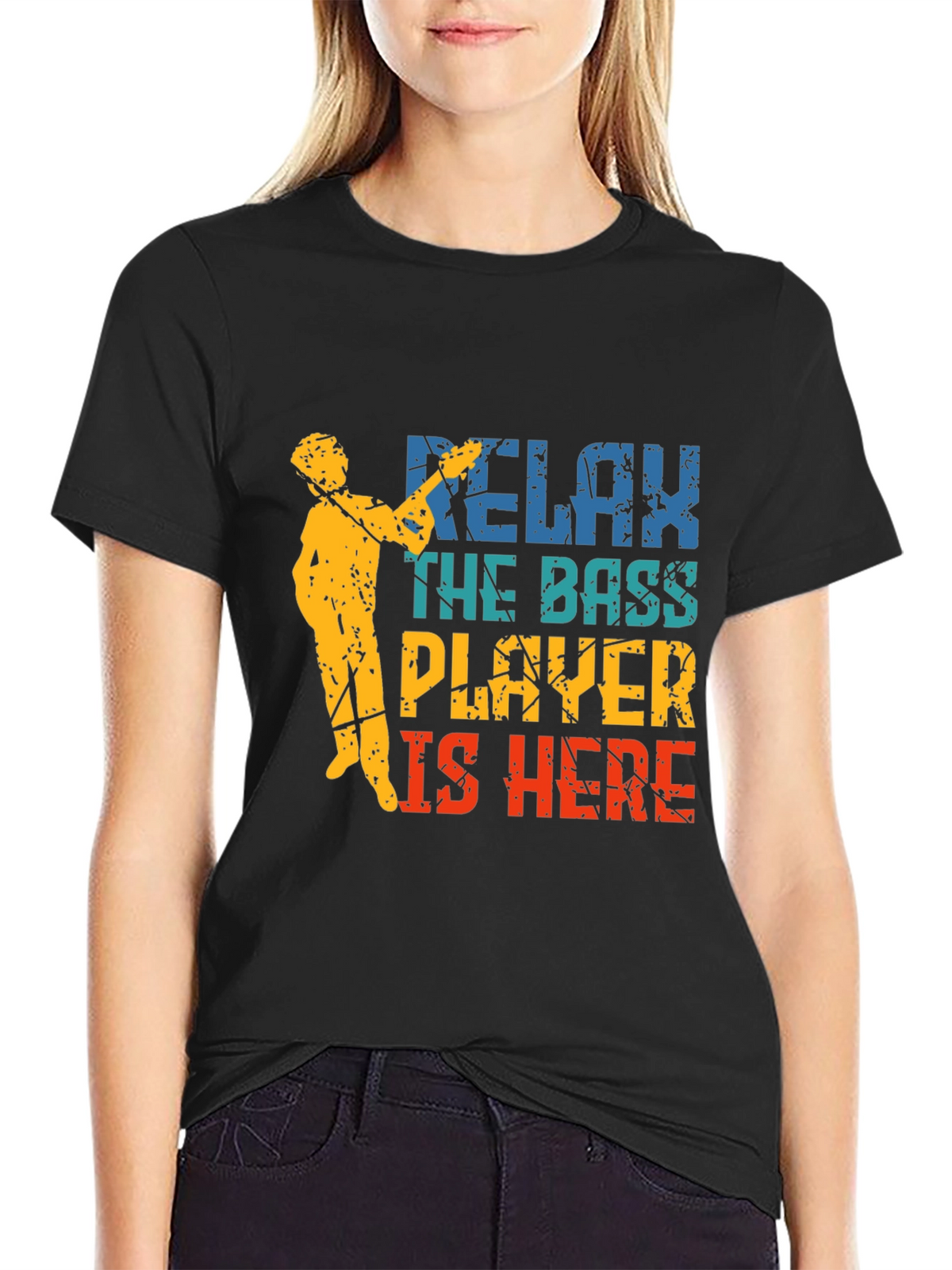 Relax The Bass Player Is Here Graphic T-Shirt