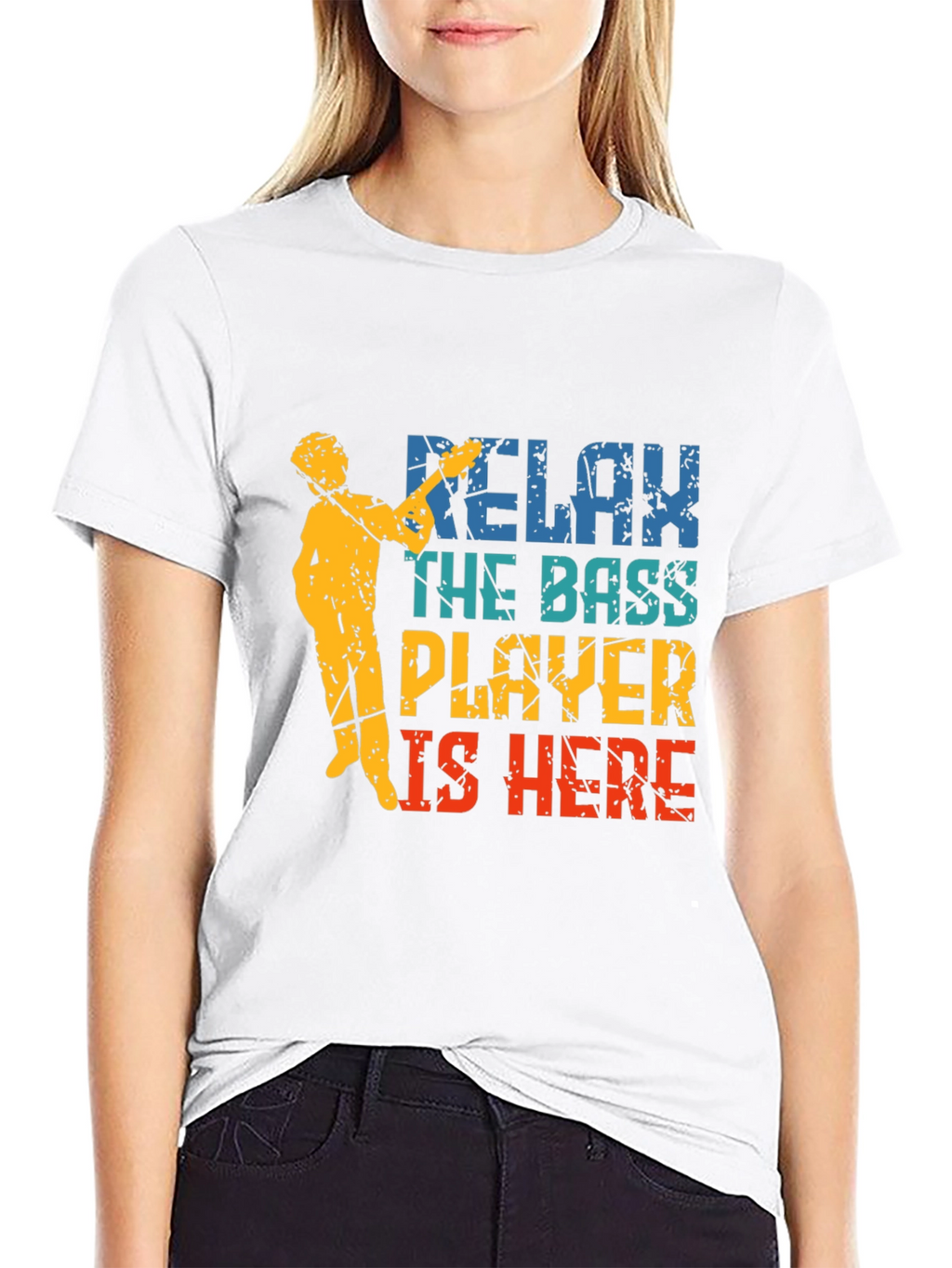 Relax The Bass Player Is Here Graphic T-Shirt