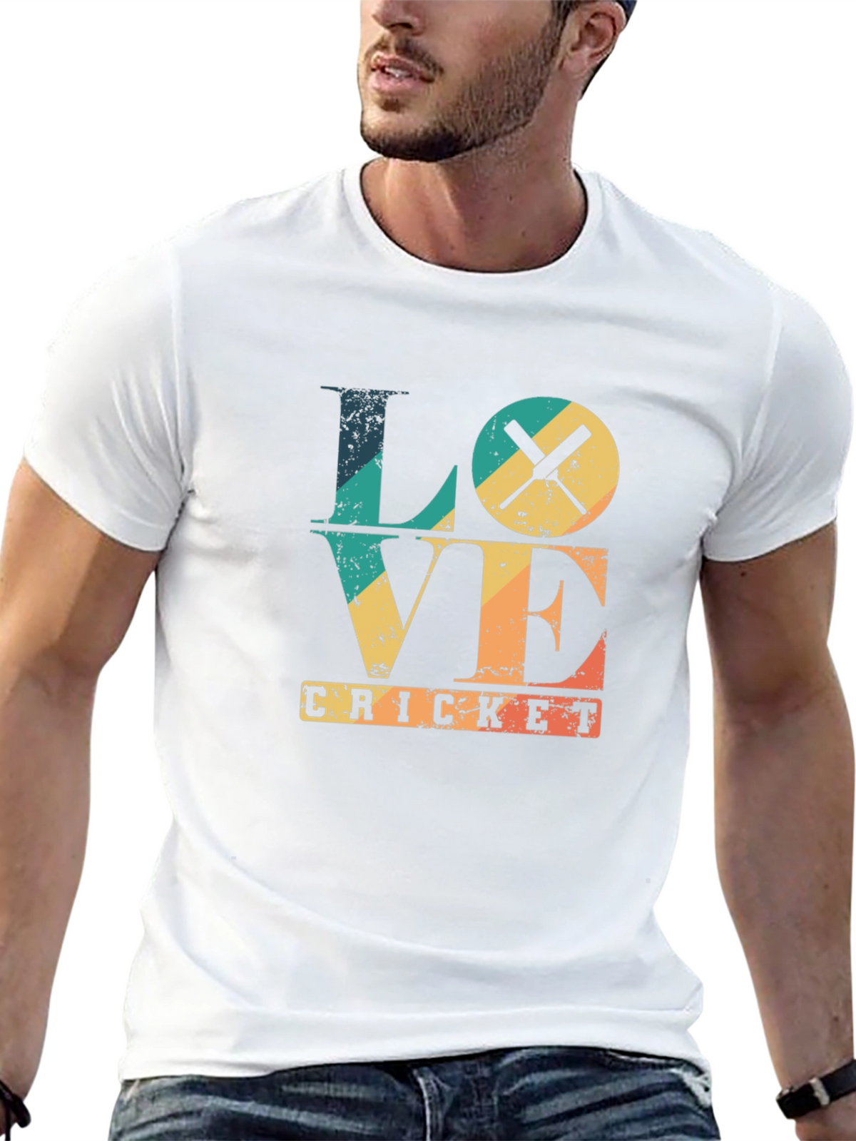 Love Cricket Graphic T-Shirt - Sport Fan Apparel