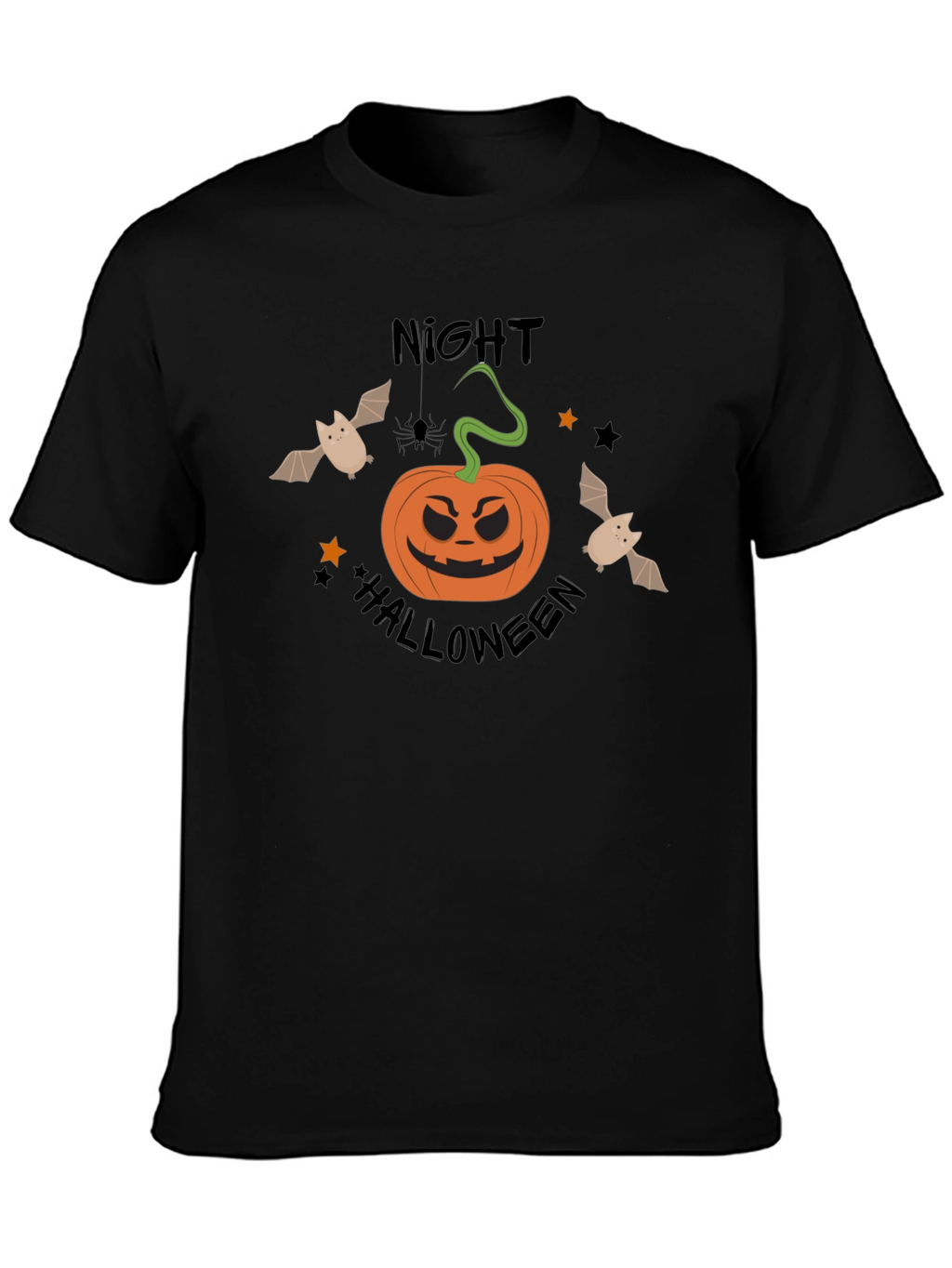 Halloween Night Graphic T-Shirt - Spooky Season Tee