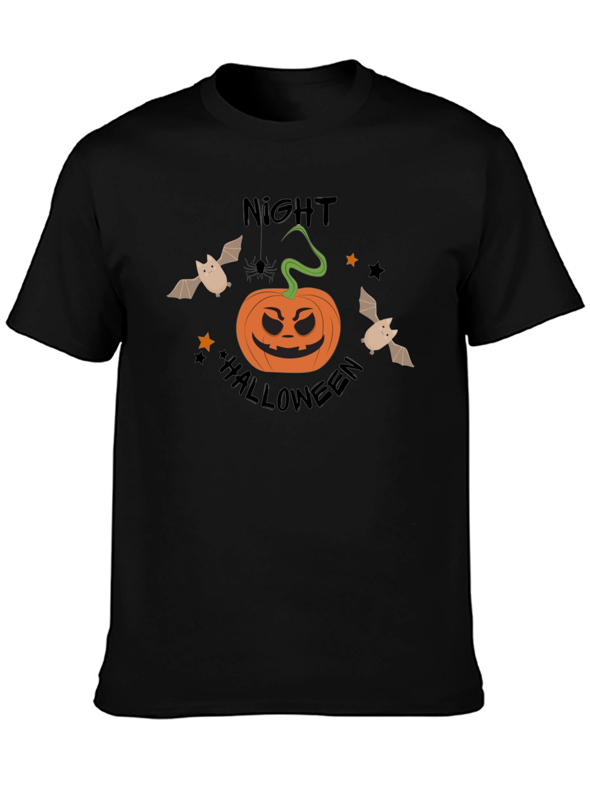 Halloween Night Graphic T-Shirt - Spooky Season Tee