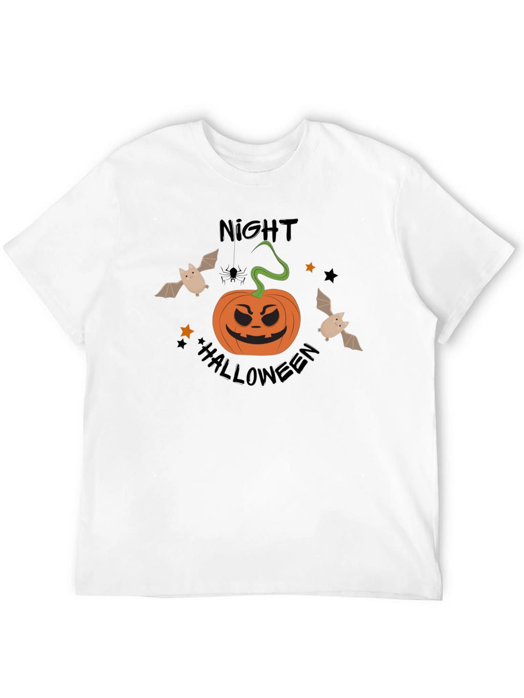 Halloween Night Graphic T-Shirt - Spooky Season Tee
