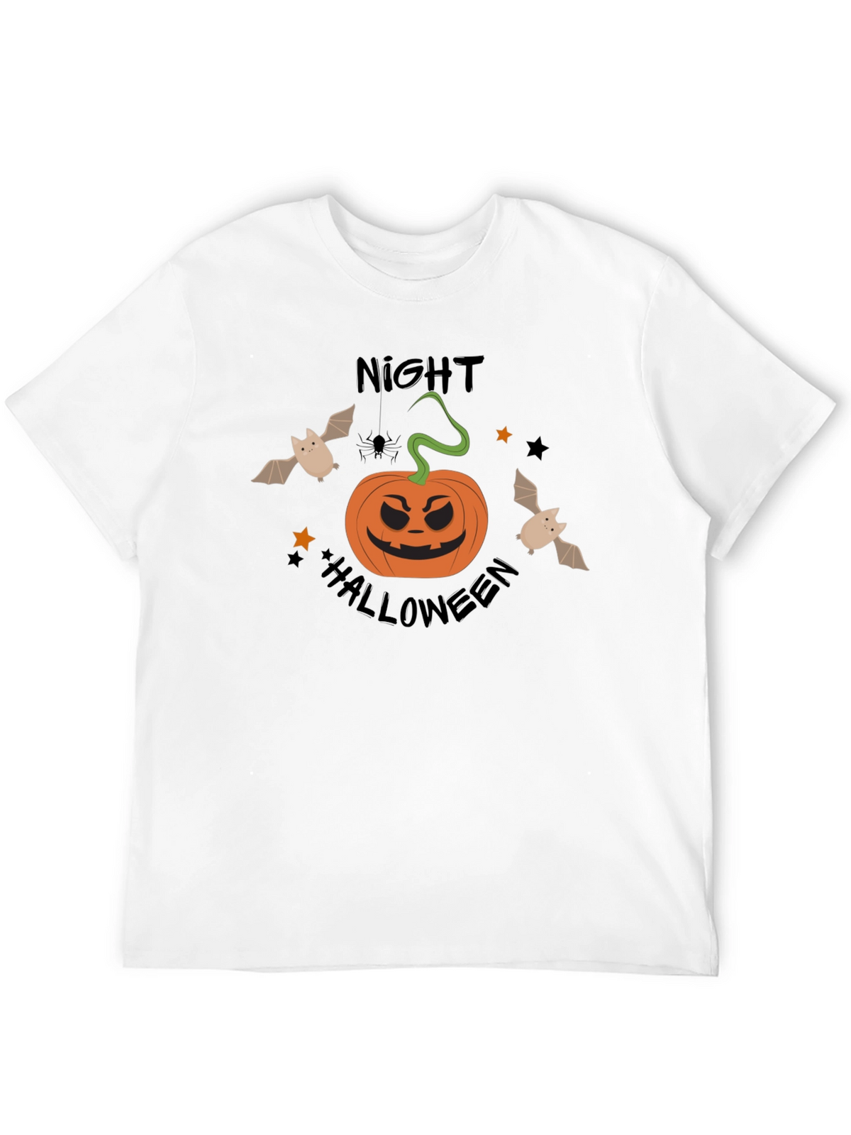 Halloween Night Graphic T-Shirt - Spooky Season Tee