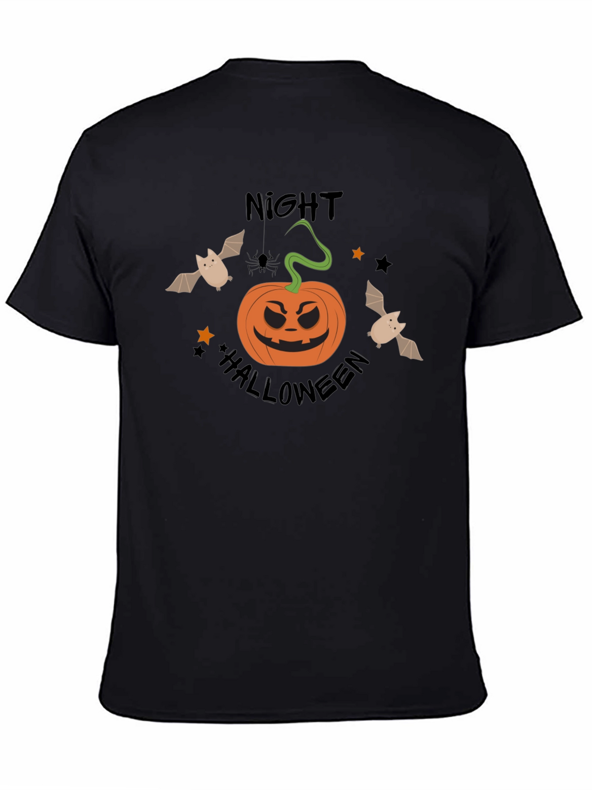 Halloween Night Graphic T-Shirt - Spooky Season Tee
