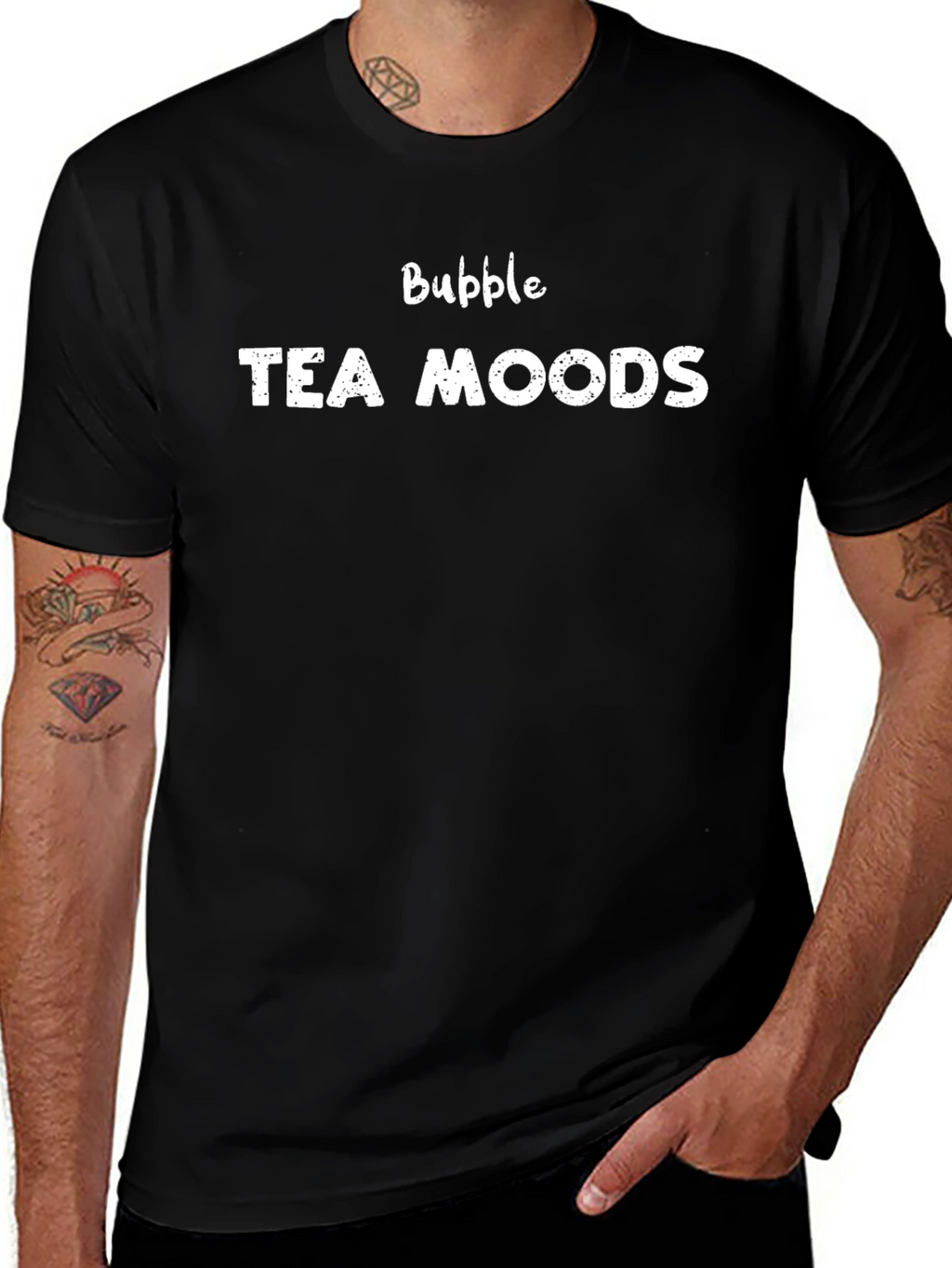 Bubble Tea Moods Graphic T-Shirt