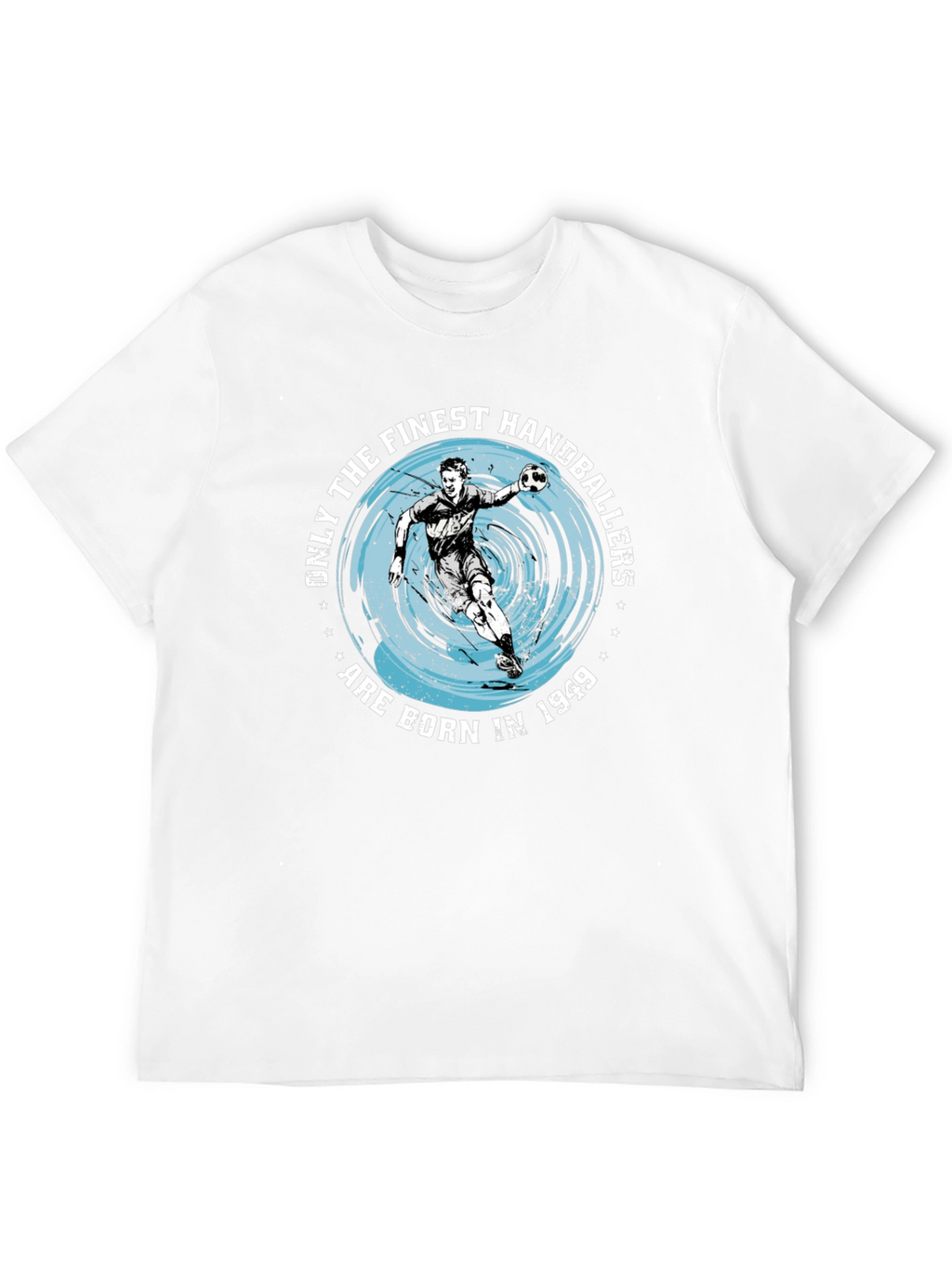 Finest Handballers Born in 1949 Black T-Shirt