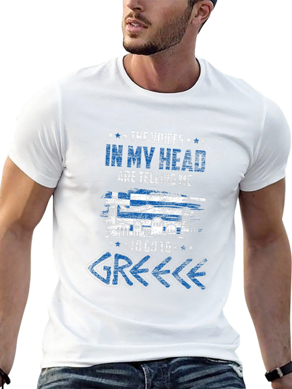 Voices In My Head Greece T-Shirt