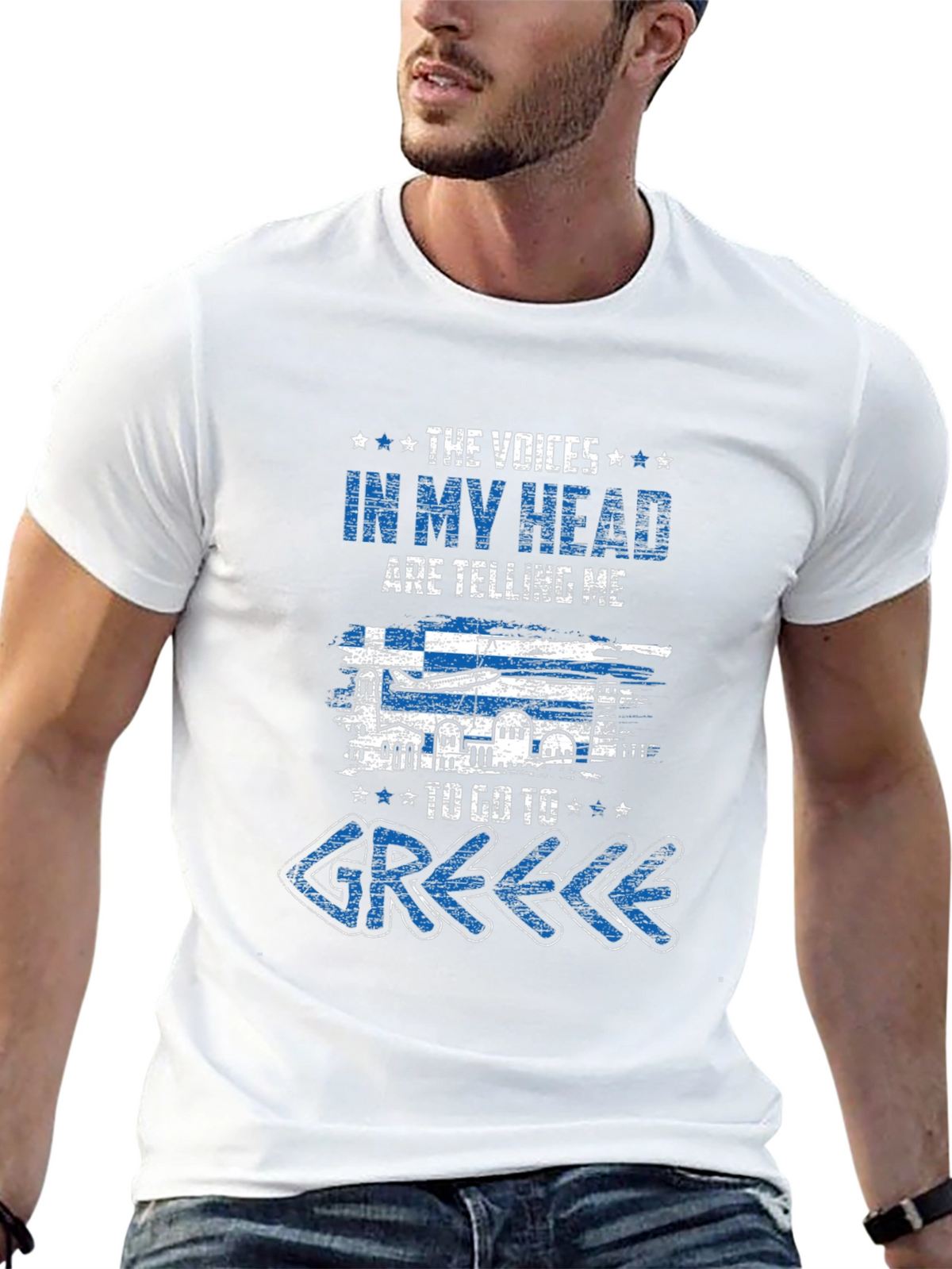 Voices In My Head Greece T-Shirt
