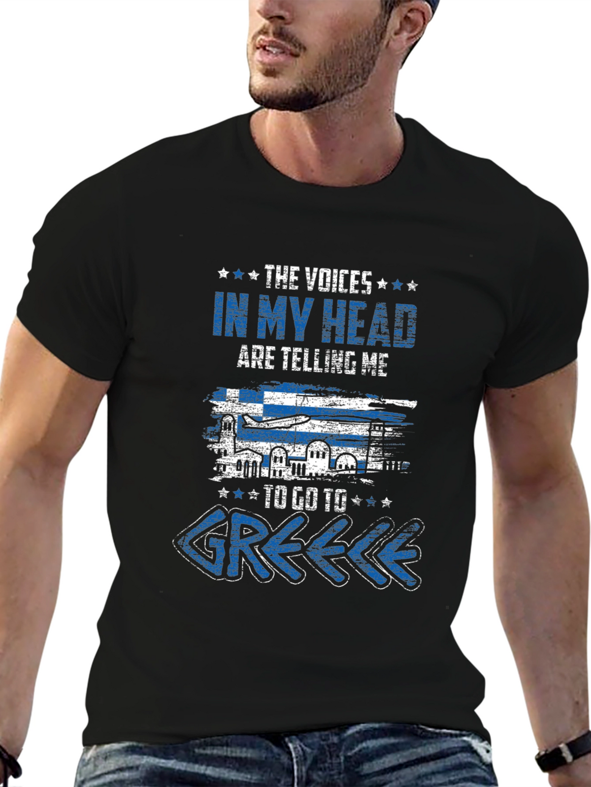 Voices In My Head Greece T-Shirt