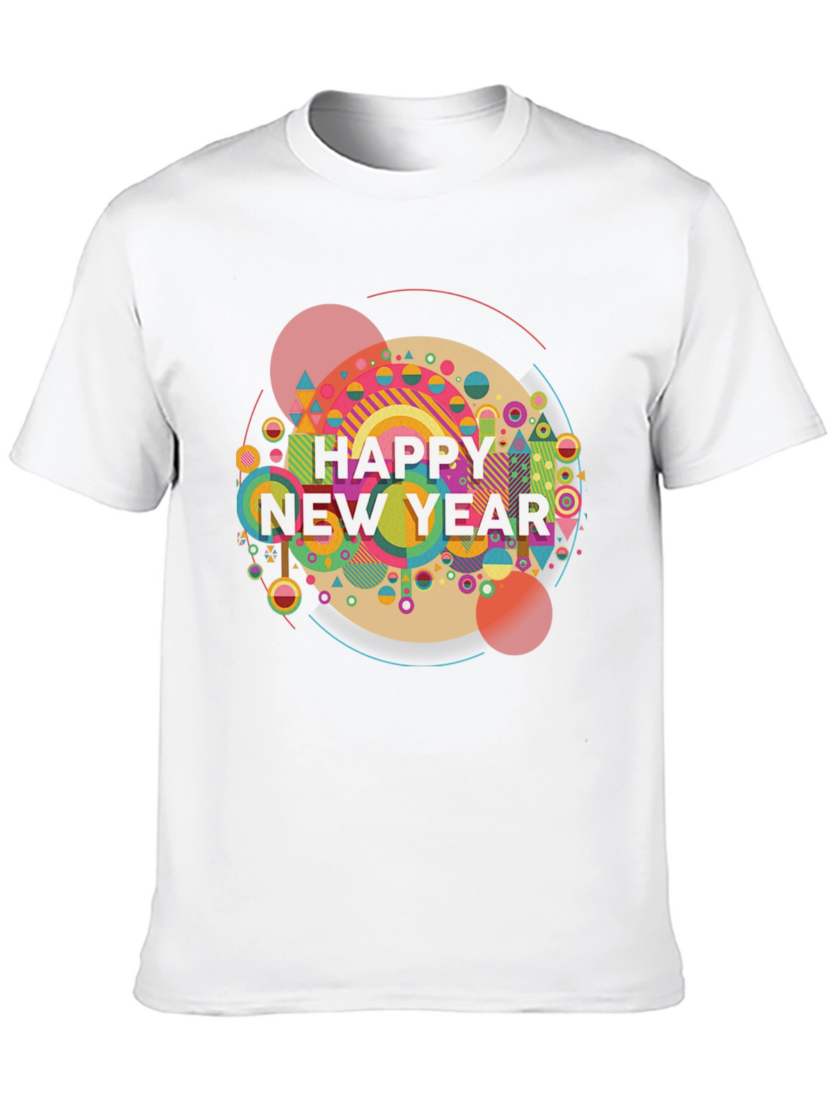 Happy New Year Graphic Tee - Stylish Holiday Shirt