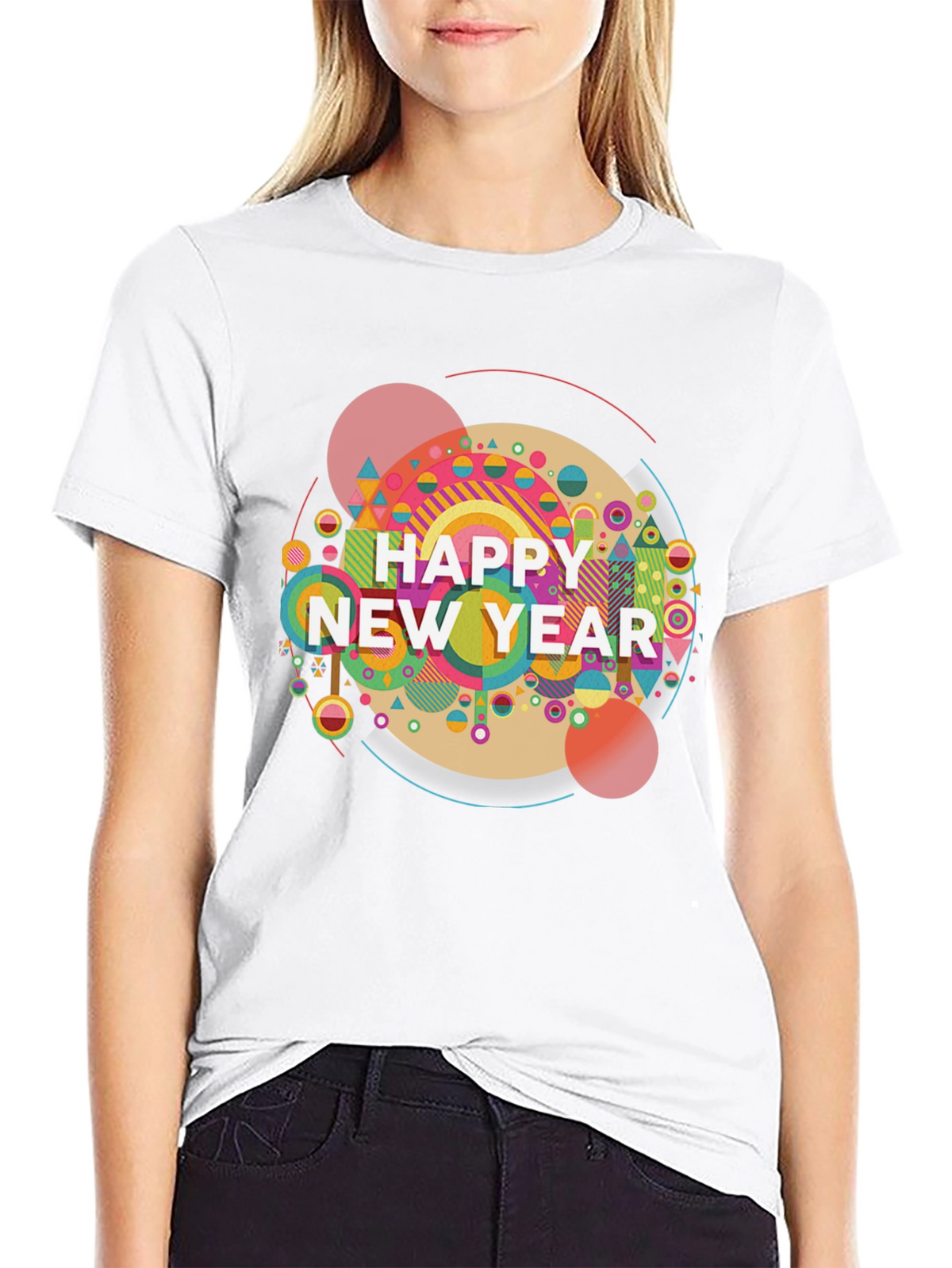 Happy New Year Graphic Tee - Stylish Holiday Shirt