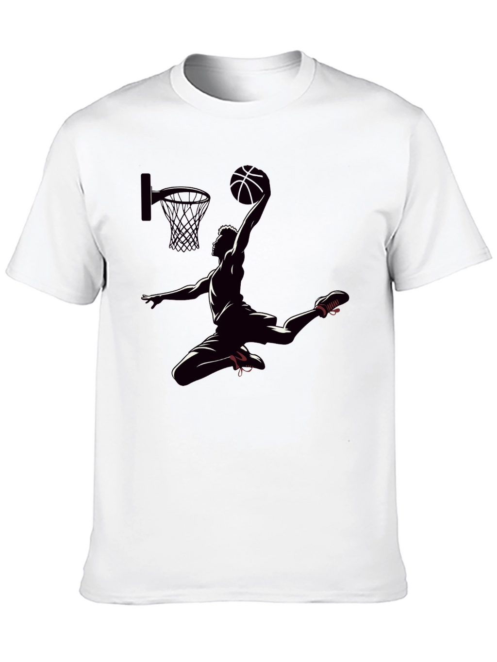 Basketball Dunk Graphic T-Shirt