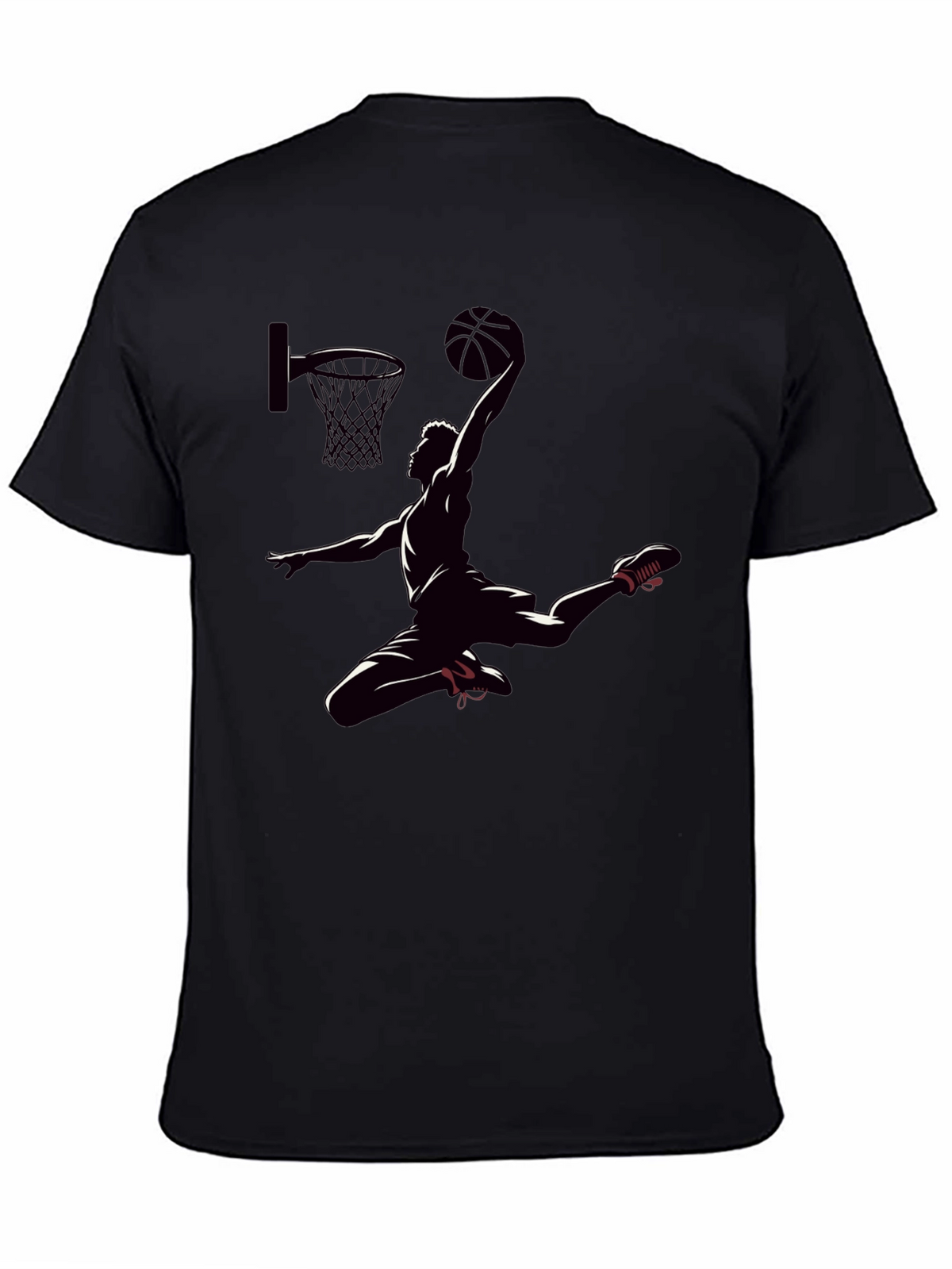 Basketball Dunk Graphic T-Shirt