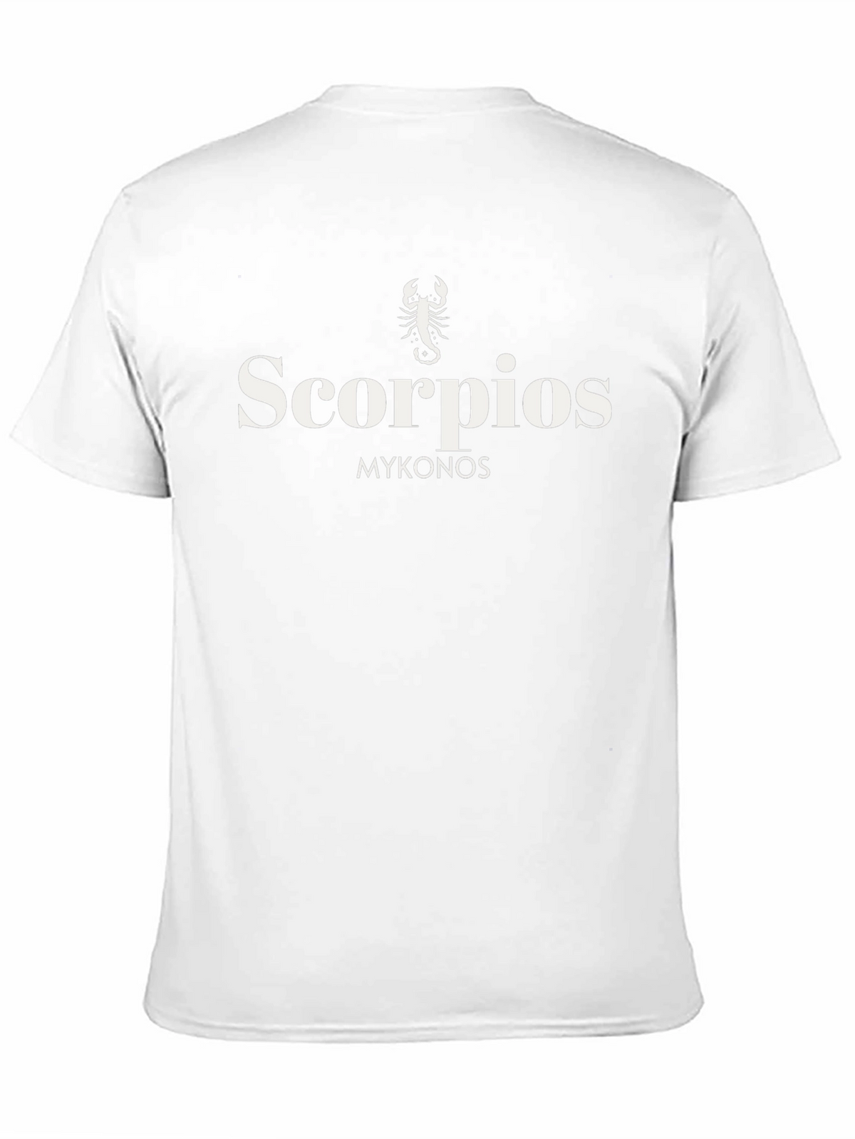 Scorpios Mykonos Black Graphic Tee