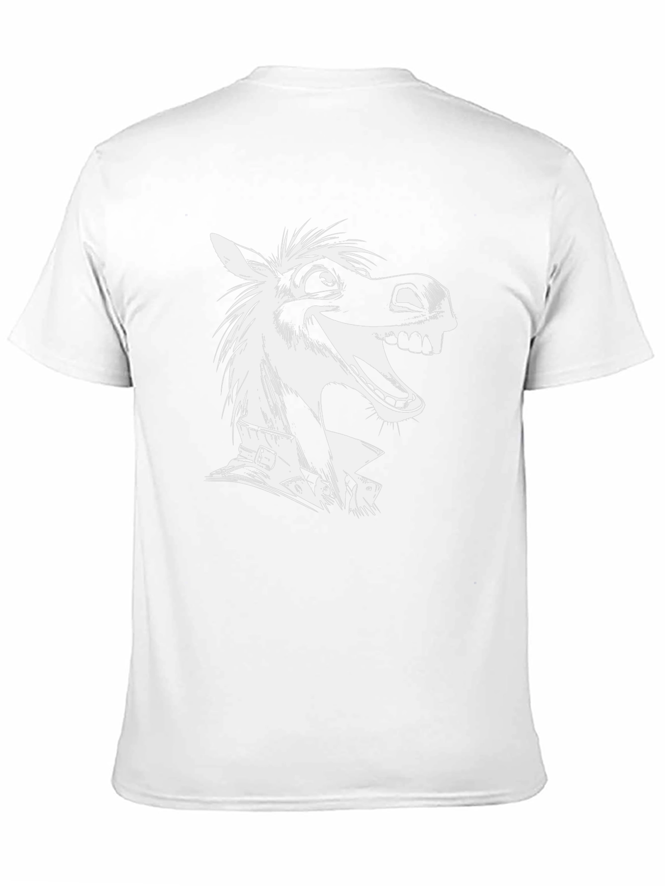 Cartoon Horse Graphic T-Shirt