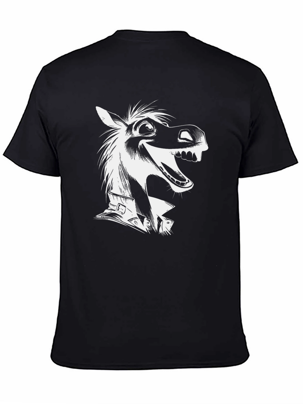 Cartoon Horse Graphic T-Shirt