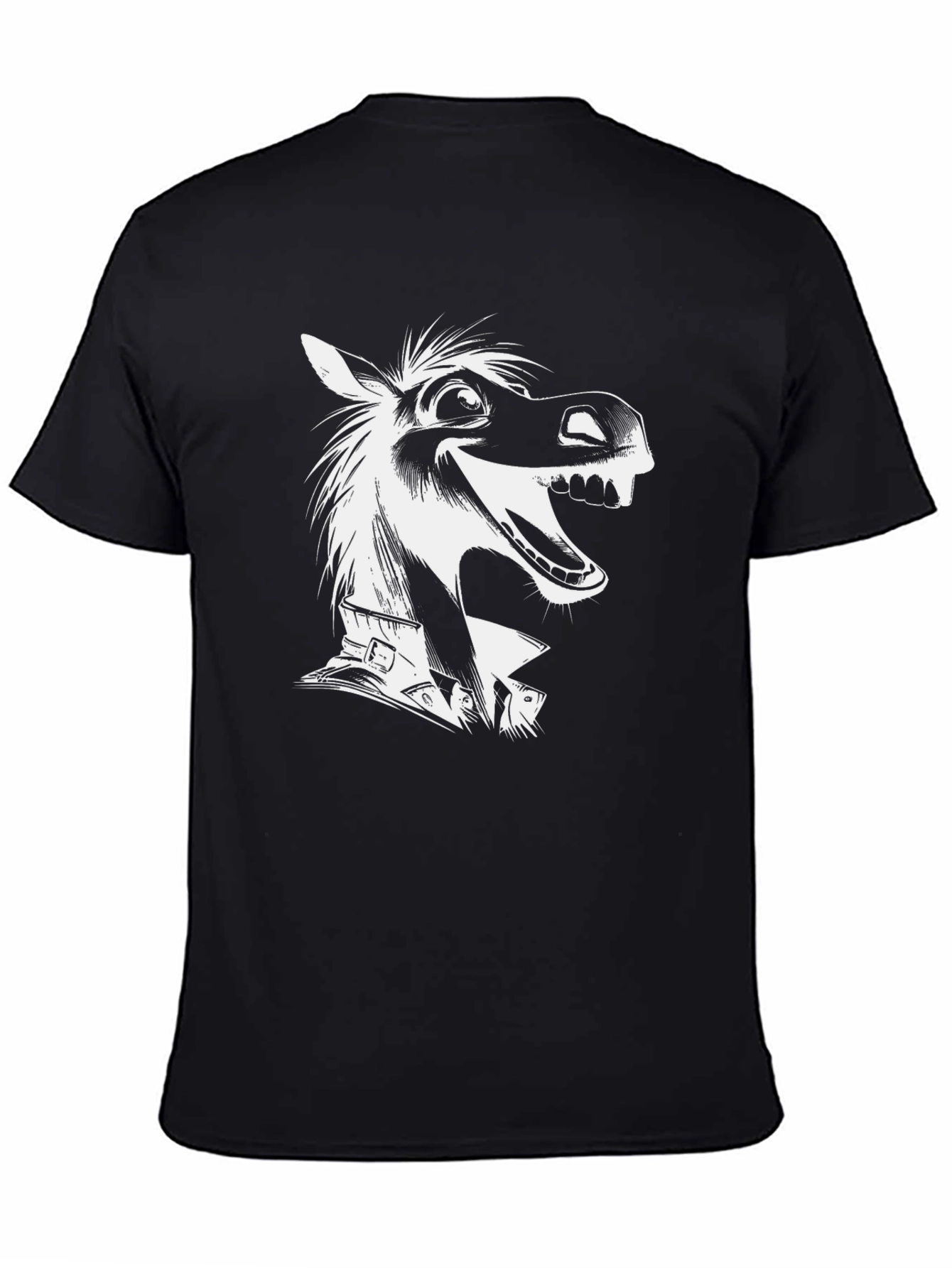 Cartoon Horse Graphic T-Shirt