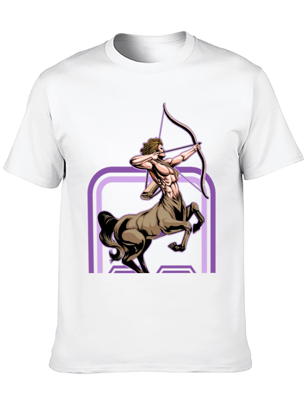 Sagittarius Centaur Graphic Tee - Black