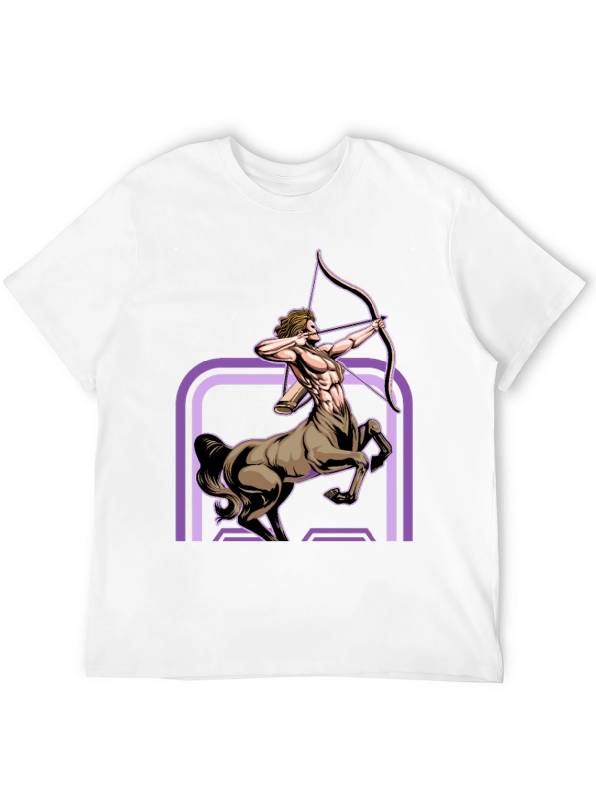 Sagittarius Centaur Graphic Tee - Black