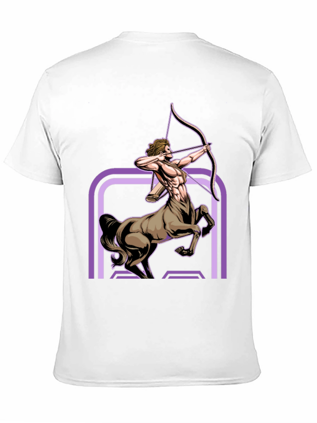 Sagittarius Centaur Graphic Tee - Black