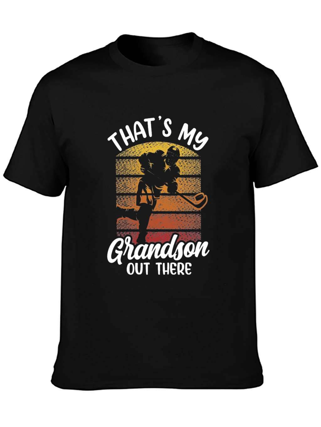 Thats My Grandson T-Shirt - Hockey Silhouette