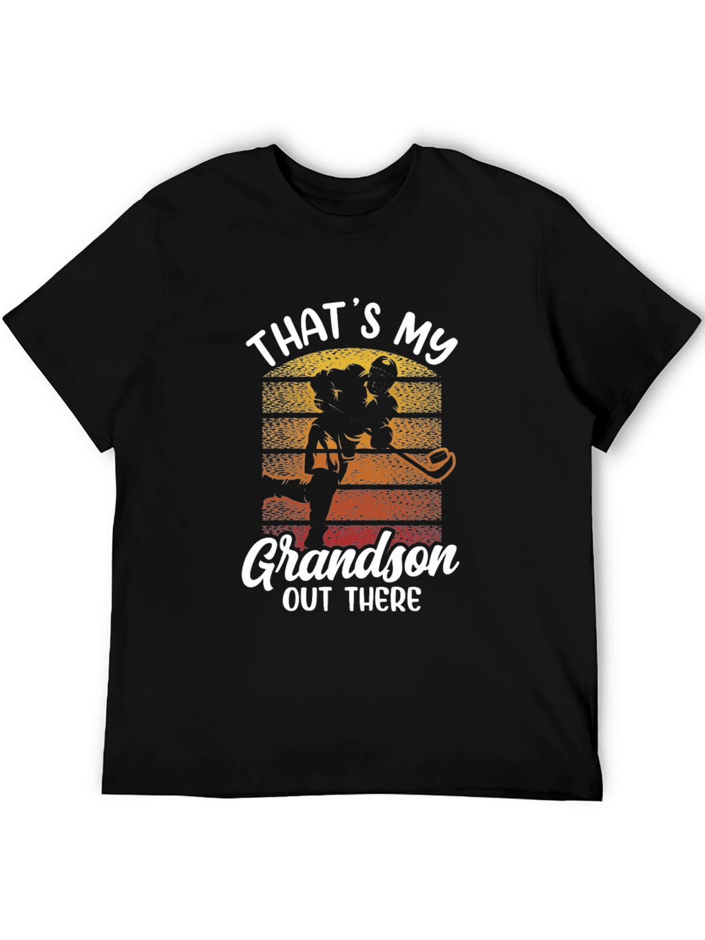 Thats My Grandson T-Shirt - Hockey Silhouette