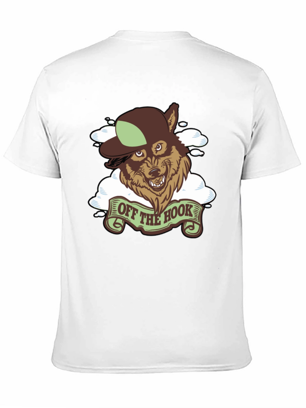Off The Hook Wolf Graphic Tee