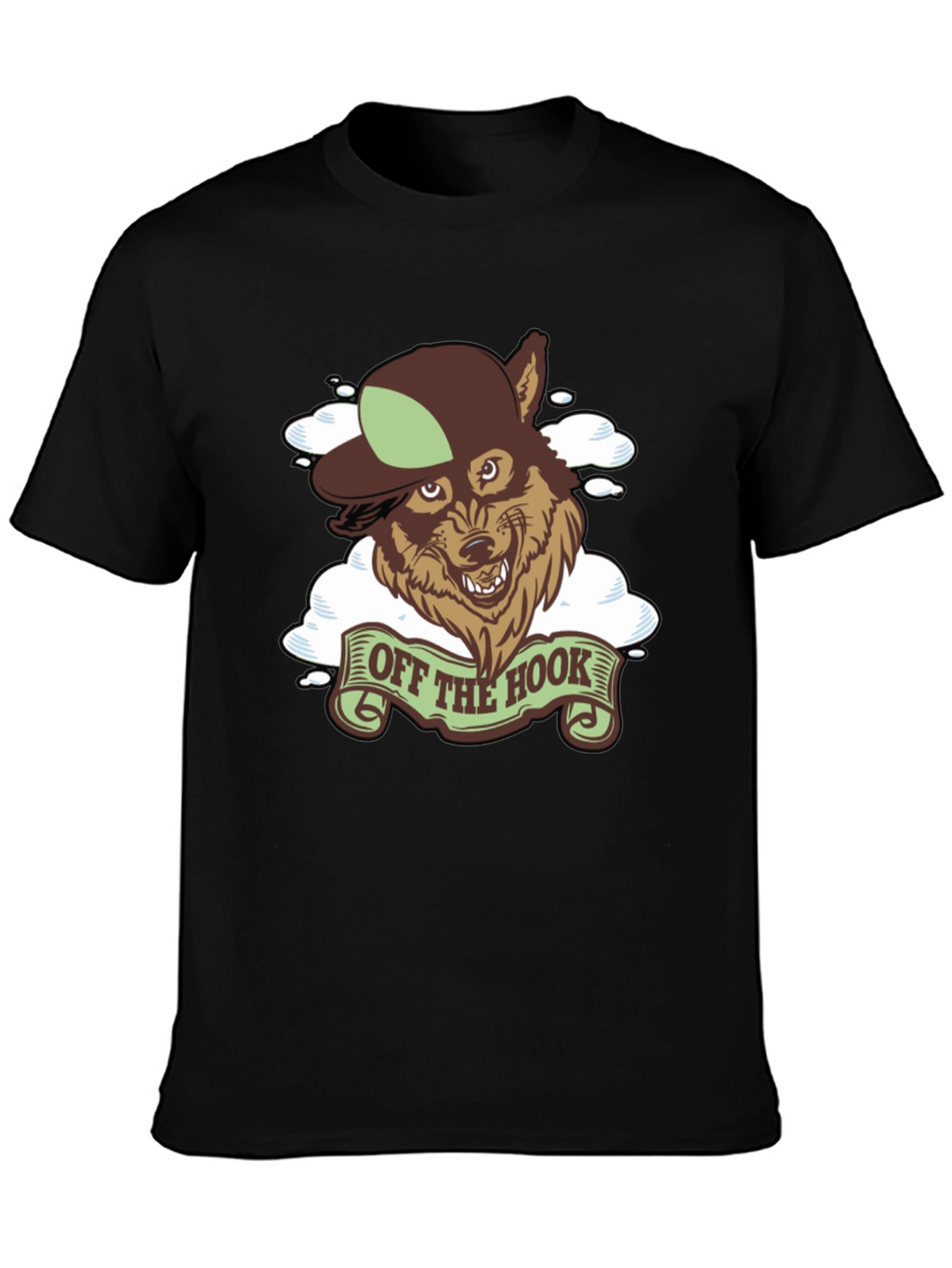 Off The Hook Wolf Graphic Tee