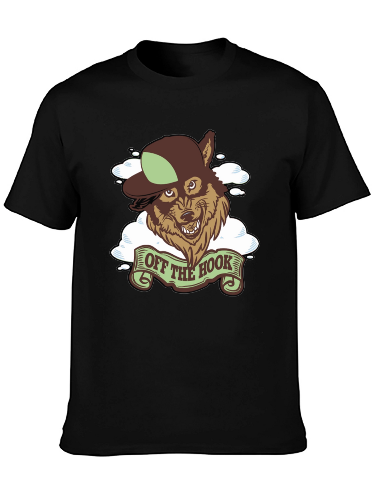 Off The Hook Wolf Graphic Tee