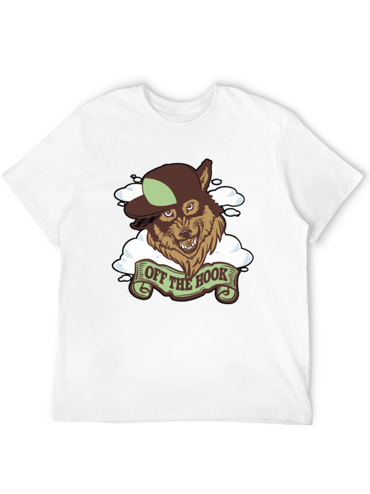 Off The Hook Wolf Graphic Tee