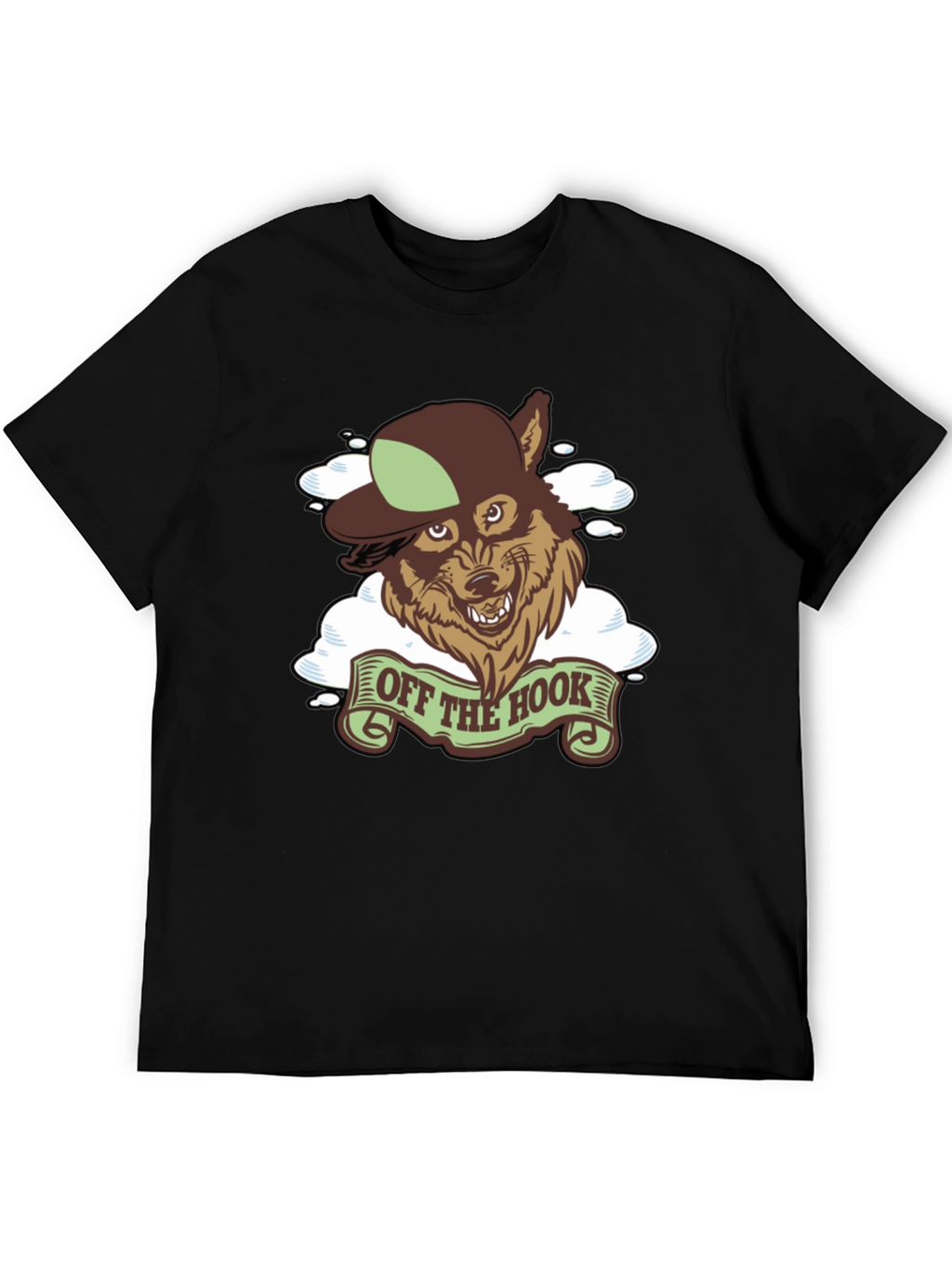 Off The Hook Wolf Graphic Tee