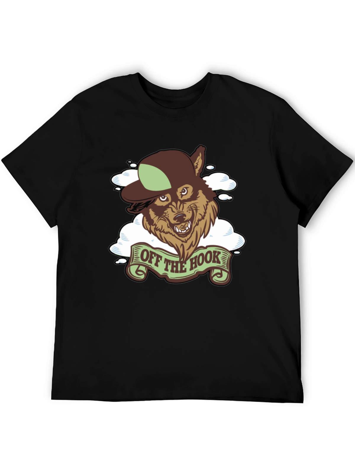 Off The Hook Wolf Graphic Tee