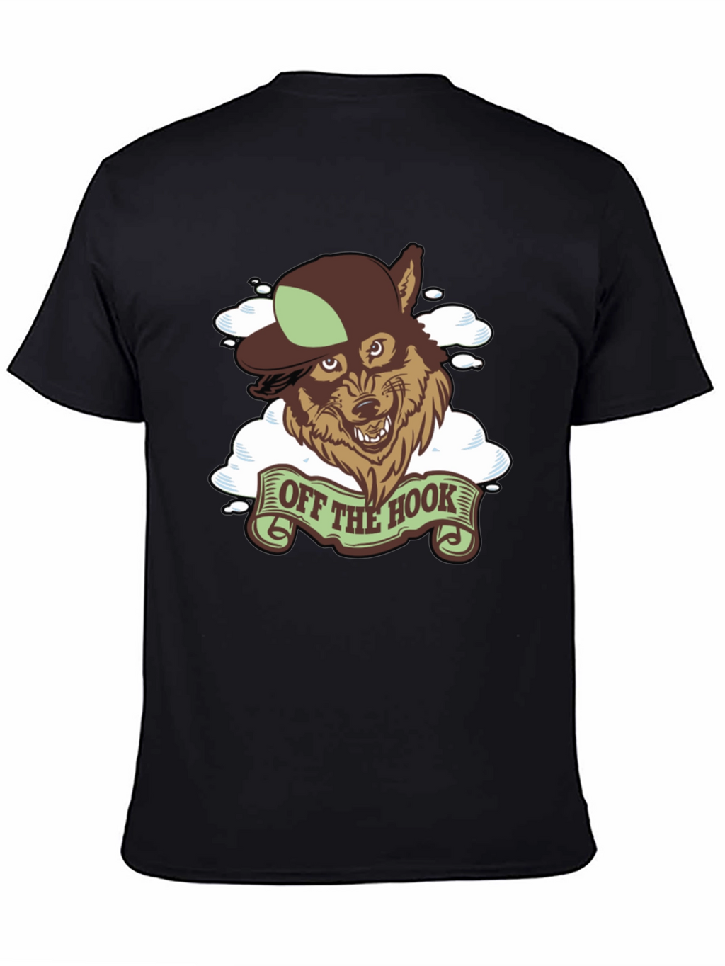 Off The Hook Wolf Graphic Tee