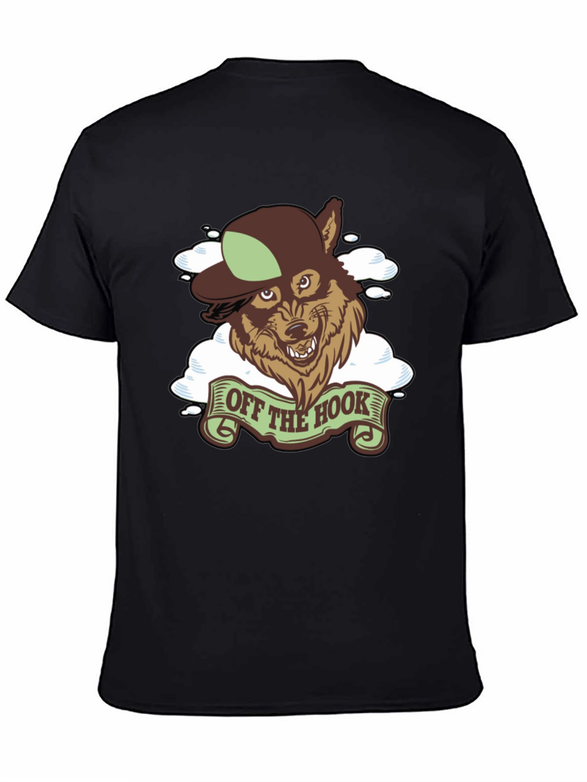 Off The Hook Wolf Graphic Tee