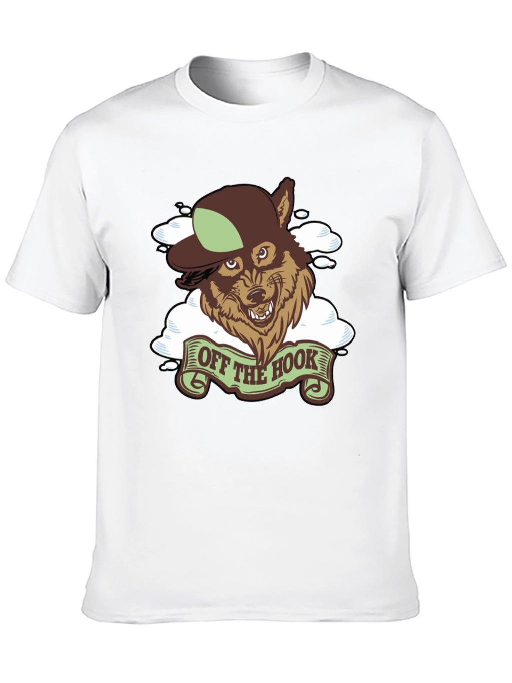 Off The Hook Wolf Graphic Tee