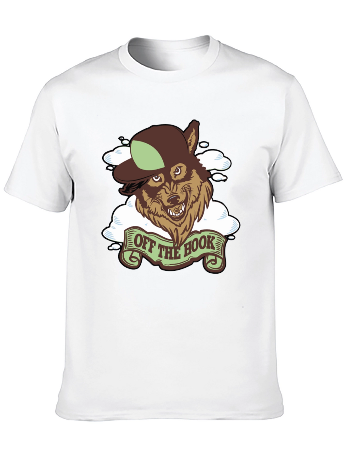 Off The Hook Wolf Graphic Tee