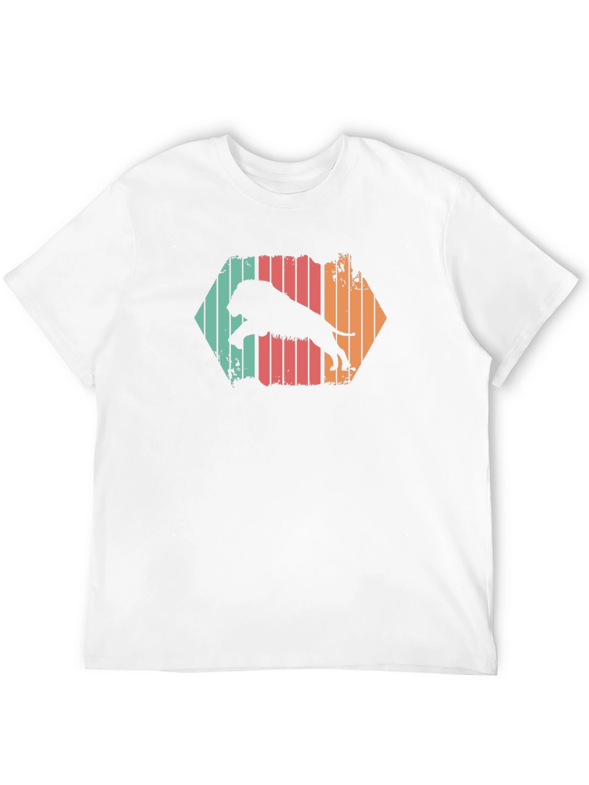 Retro Lion Graphic T-Shirt
