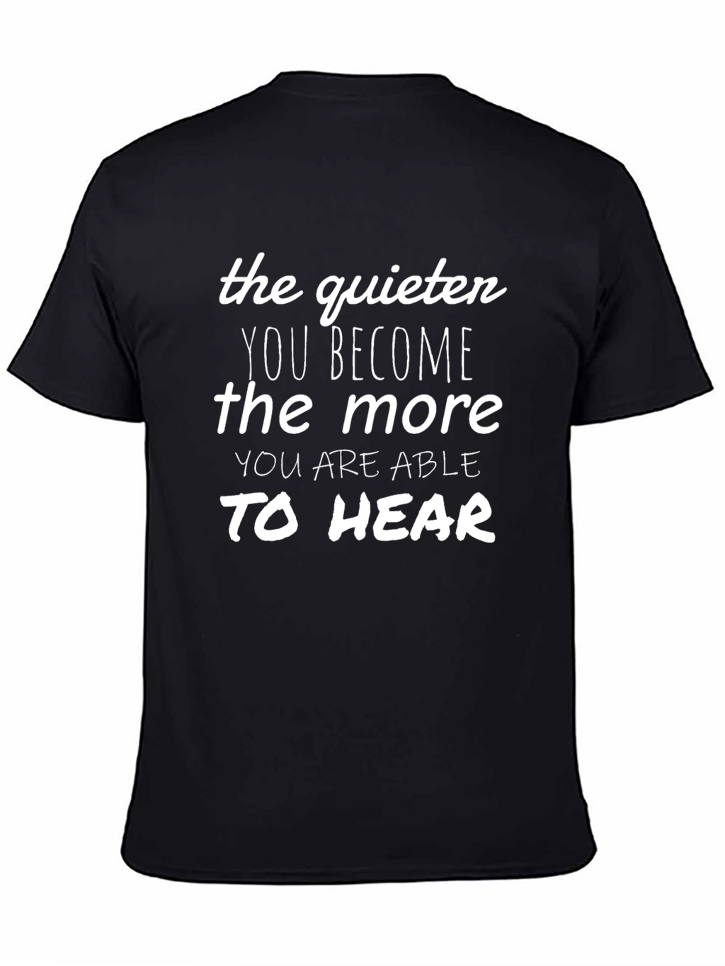 Quiet Wisdom Graphic Tee - Motivational Shirt