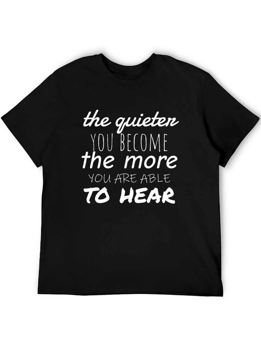 Quiet Wisdom Graphic Tee - Motivational Shirt