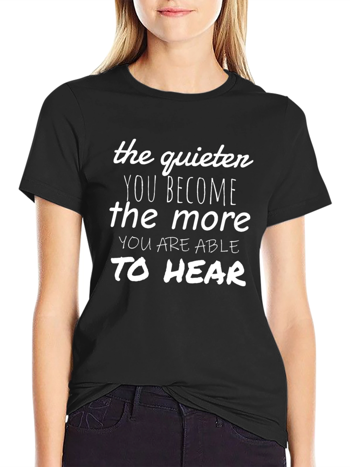 Quiet Wisdom Graphic Tee - Motivational Shirt