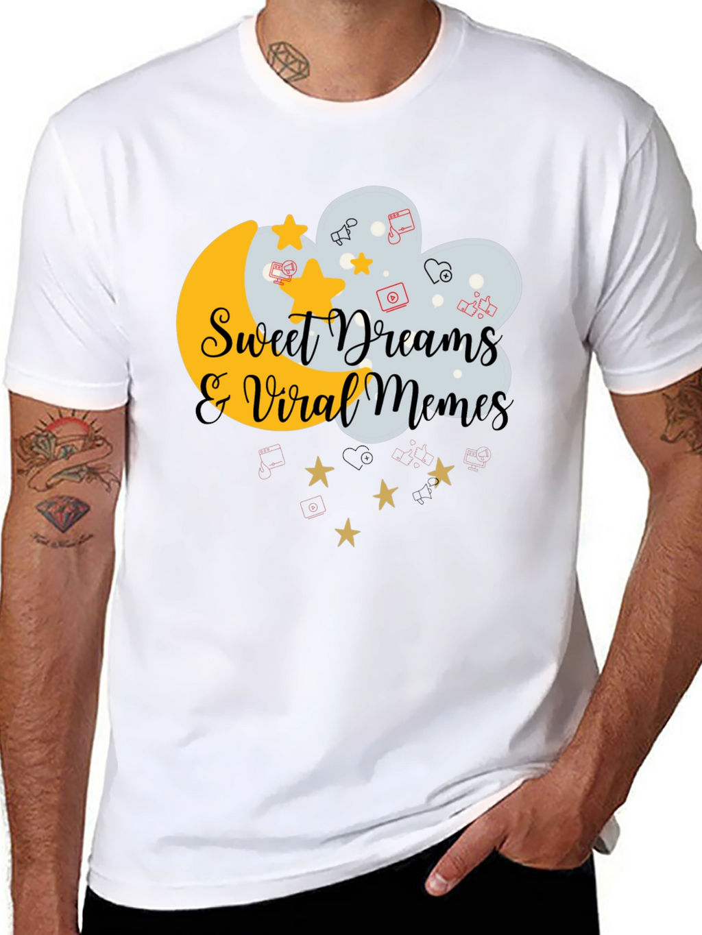 Sweet Dreams & Viral Memes Graphic Tee