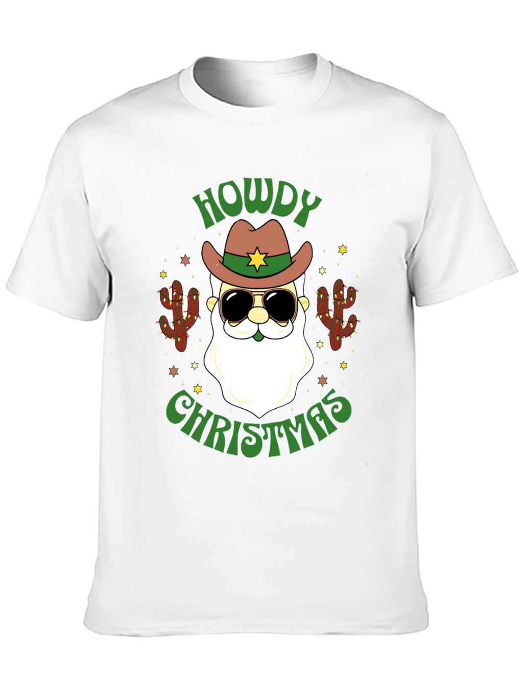 Howdy Christmas Santa T-Shirt