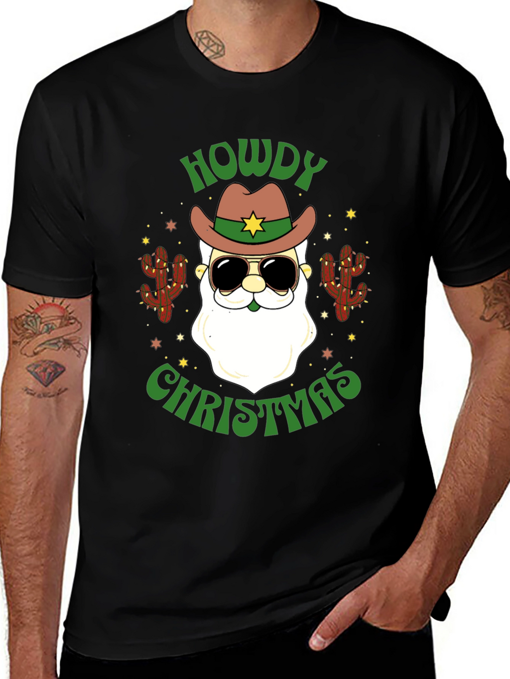 Howdy Christmas Santa T-Shirt